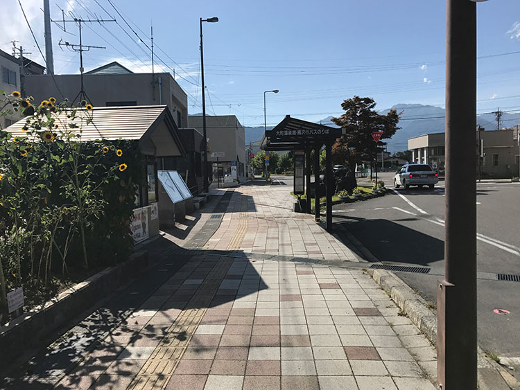 信濃大町駅前近辺