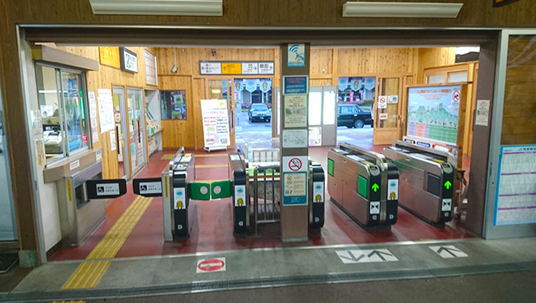 信濃大町駅前停留所乗車方法